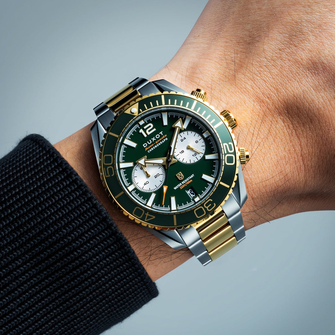 Tiburon Chronograph Green / Stainless Steel | Green Dial