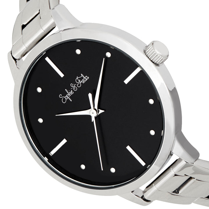 Milwaukee Silver/Black Black Dial