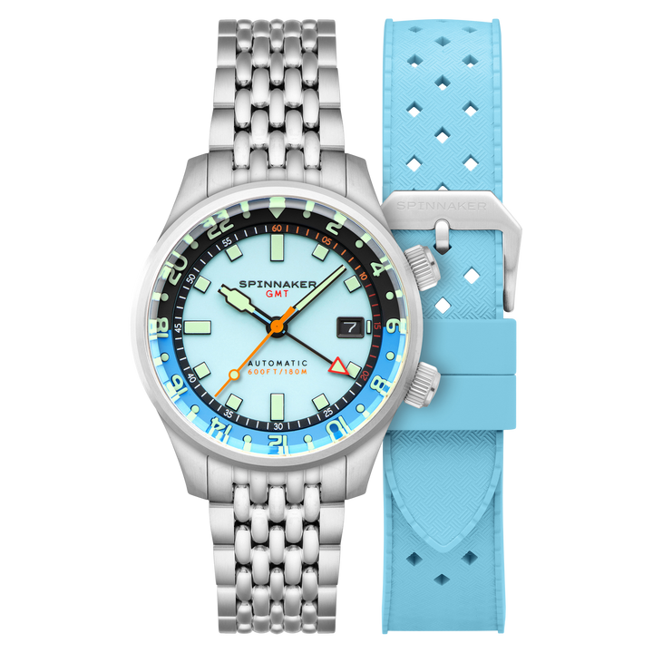 Bradner GMT Automatic Blue/Stainless Steel Blue Dial