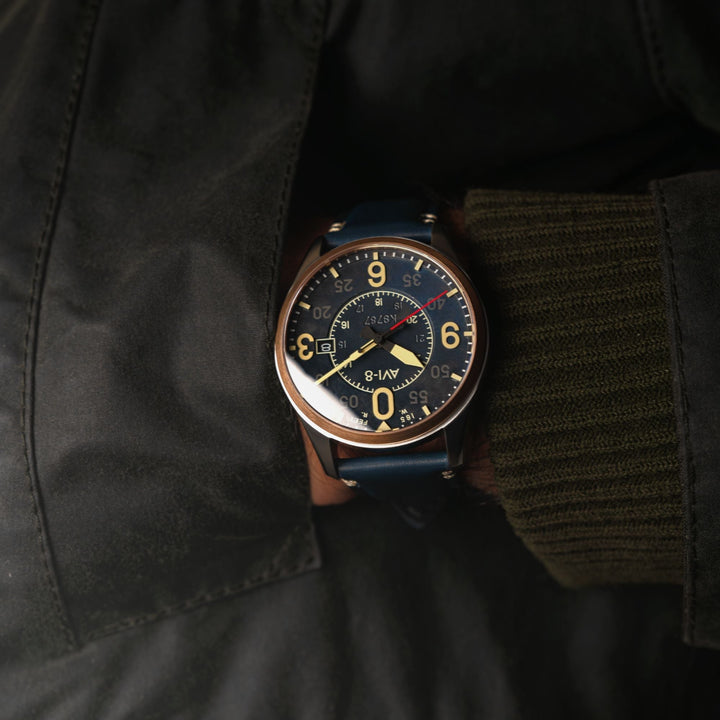 Smith Automatic Blue / Blue Leather | Blue Dial