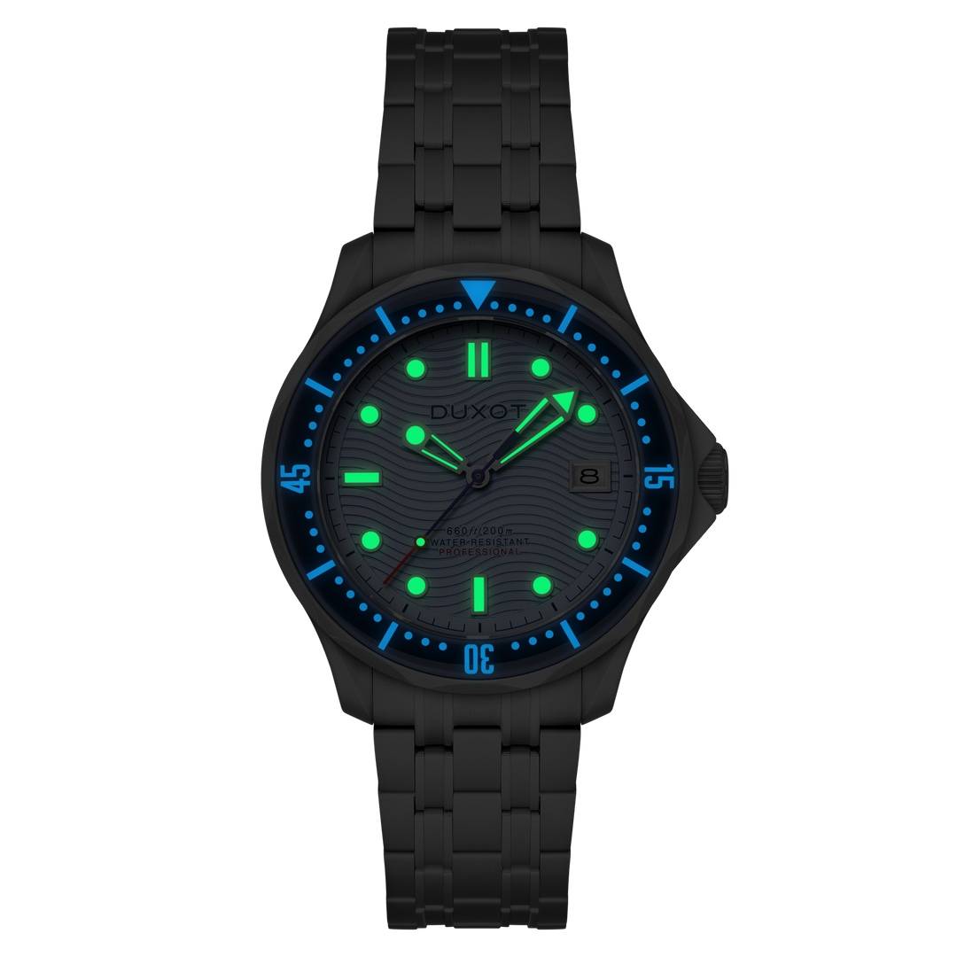 Henri Diver Blue/Stainless Steel Blue Dial