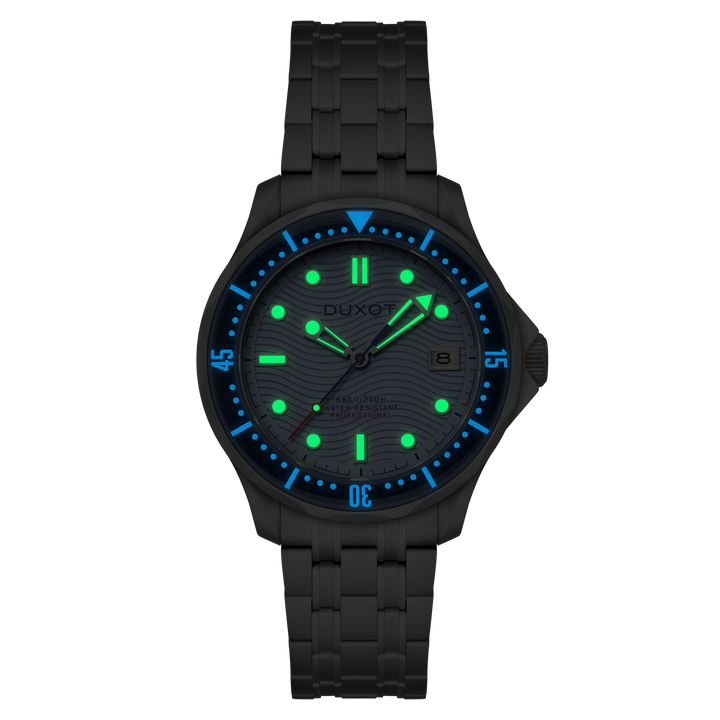 Henri Diver Blue/Stainless Steel Blue Dial