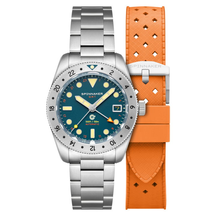 Croft 39 GMT Automatic Blue / Stainless Steel | Blue Dial