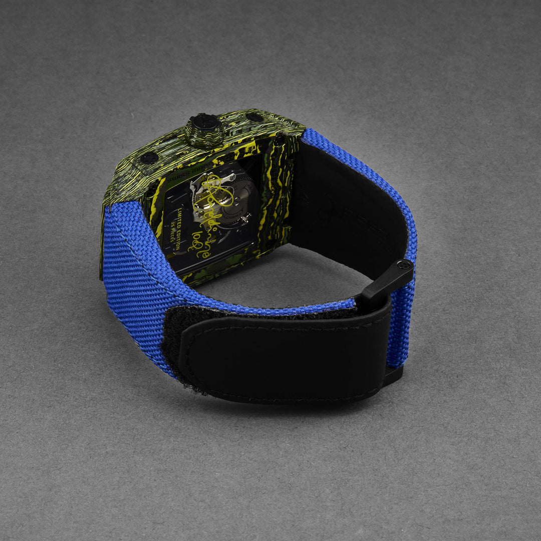 Re-Volt RBREV3H.CA.RON / Yellow Skeletonized | Yellow Skeletonized Dial
