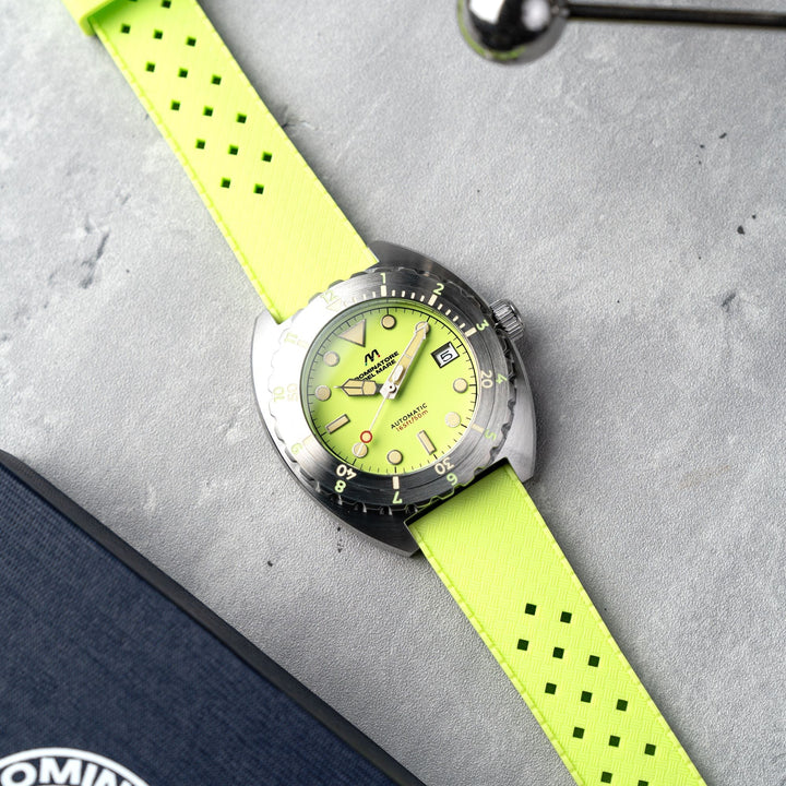 Amalfi Automatic Green / Green Silicone Green Dial