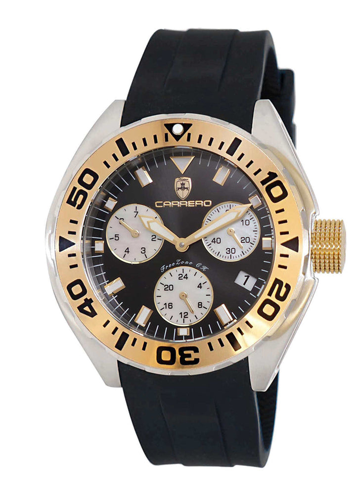 FreeZone-CH Black/Gold tone Black Dial