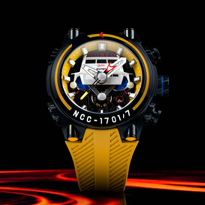 Deimos Chronograph Star Trek Galileo Limited Edition | Yellow Dial