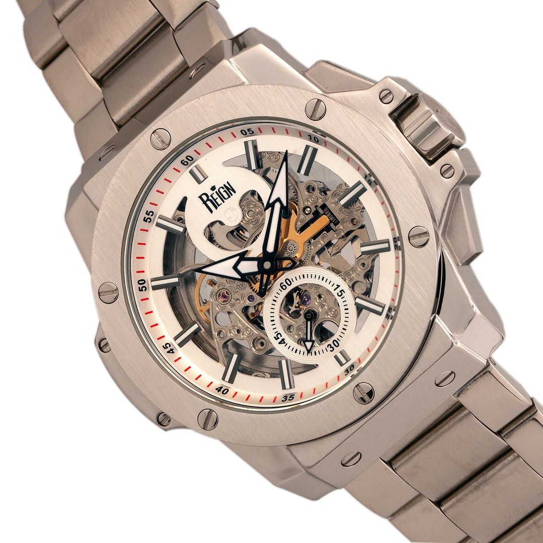 Commodus Bracelet Silver | Silver Dial