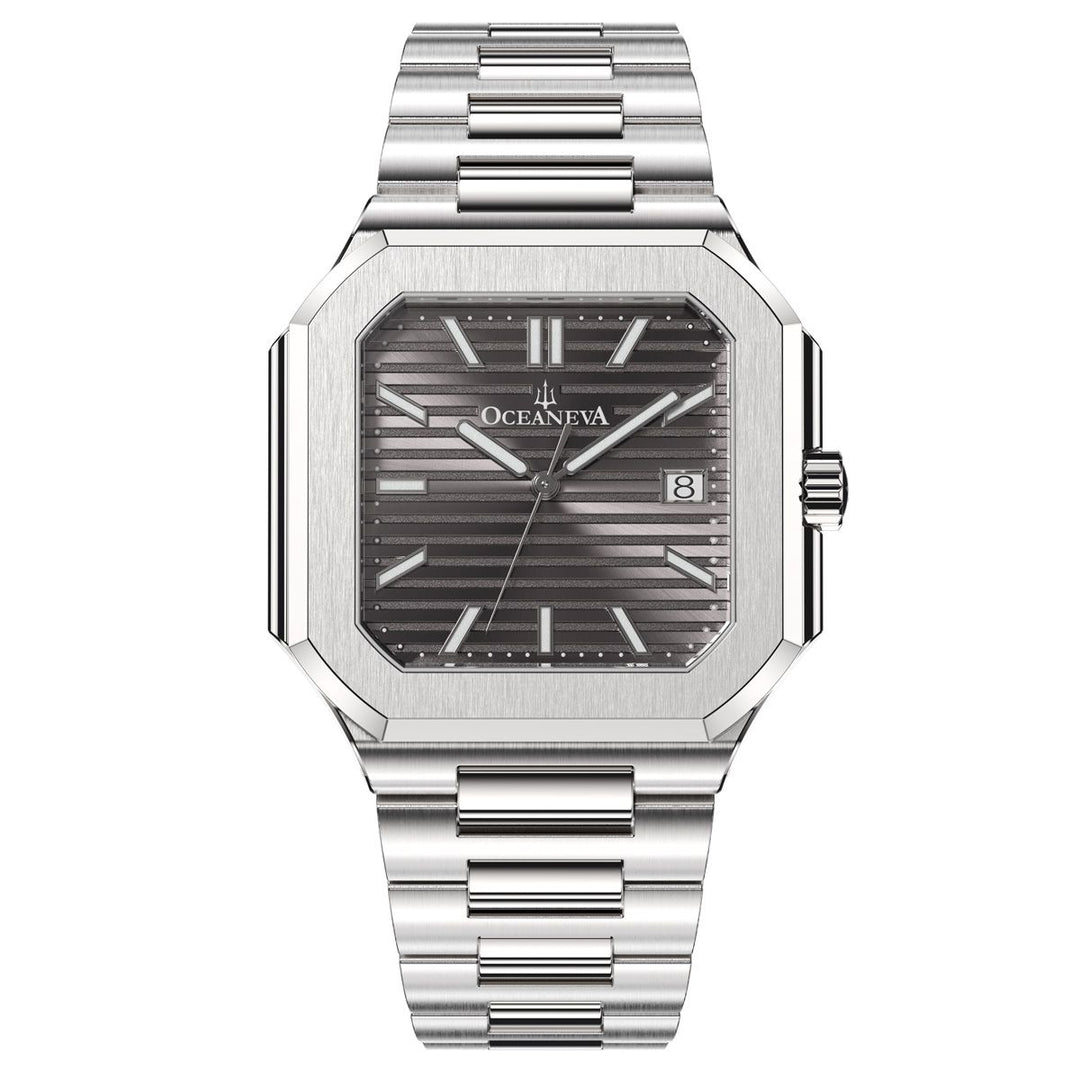 Tenuis Ultra-Thin Swiss Movement Automatic Grey Bezel  Dark Grey Dial