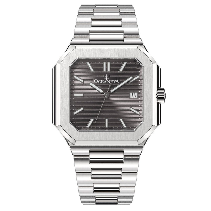Tenuis Ultra-Thin Swiss Movement Automatic Grey Bezel  Dark Grey Dial