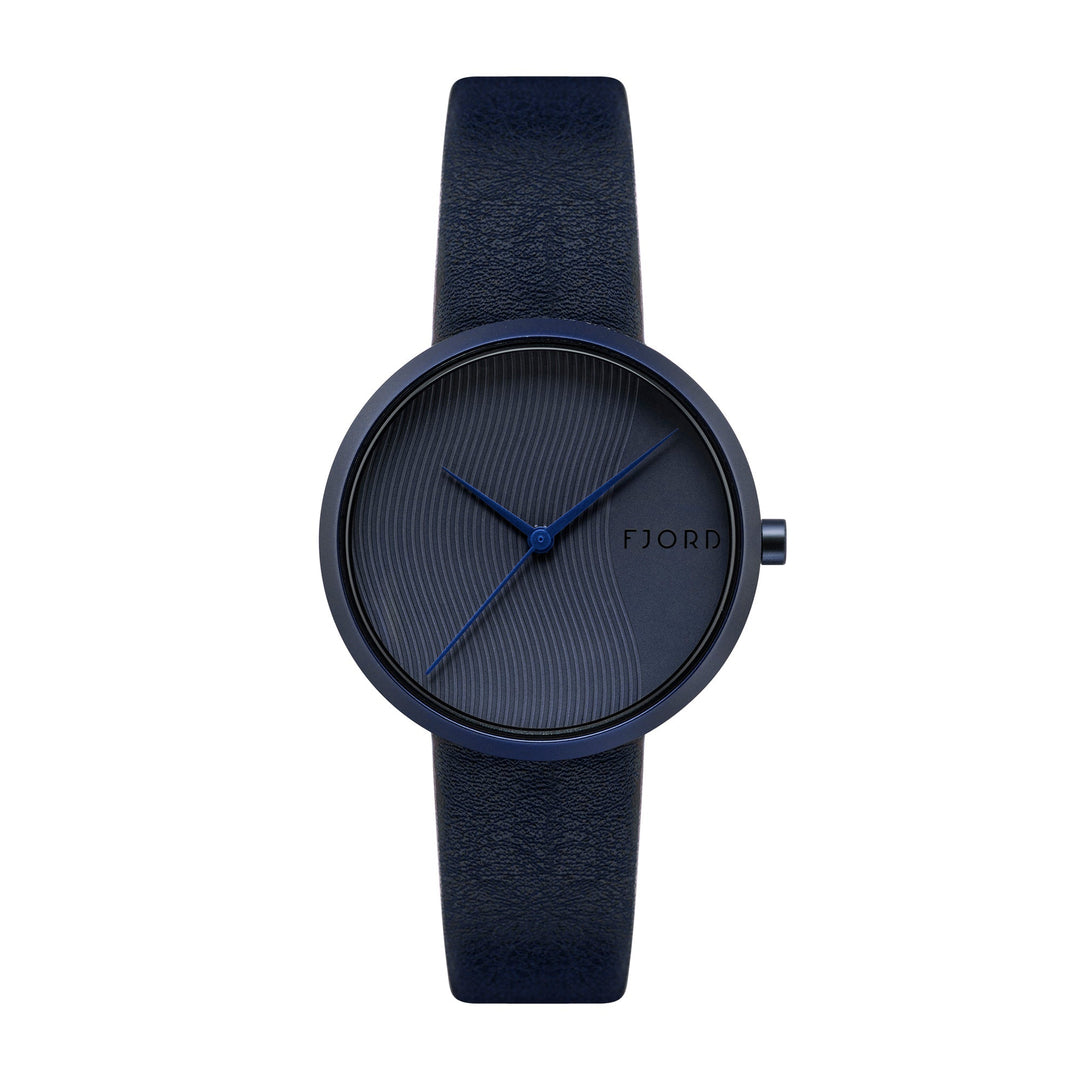 Laurens Blue / Leather | Blue Dial