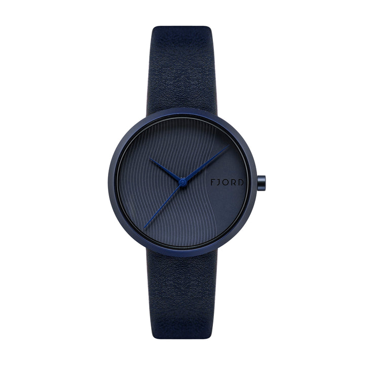 Laurens Blue / Leather | Blue Dial