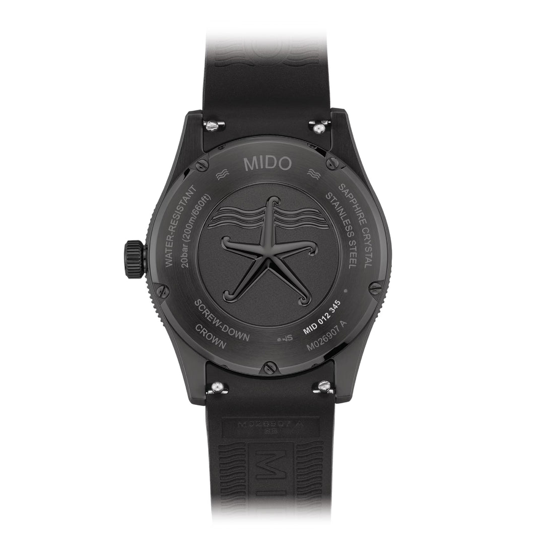 Ocean Star 39 Black / Rubber | Black Dial