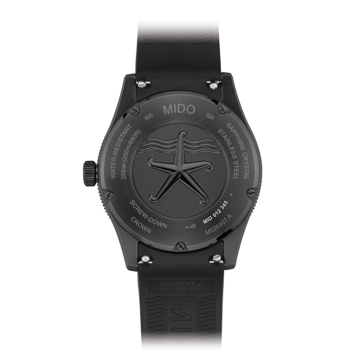 Ocean Star 39 Black / Rubber | Black Dial