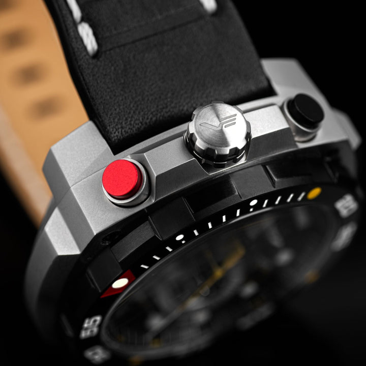 SYSTEMA PERIODICUM Black/Leather Black Dial