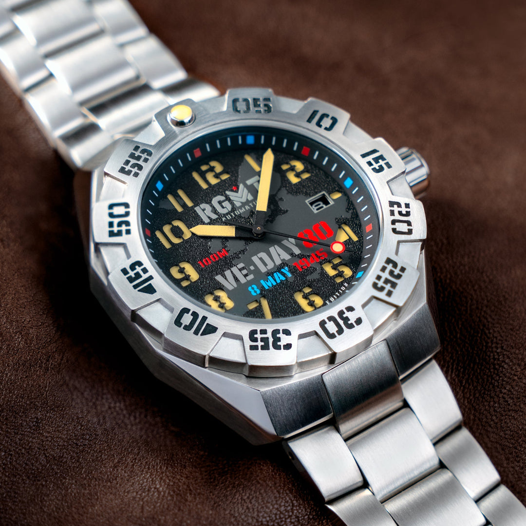 FIELD MASTER AUTOMATIC VE-DAY 80TH LIMITED EDITION BLACK / STAINLESS STEEL | Bla
