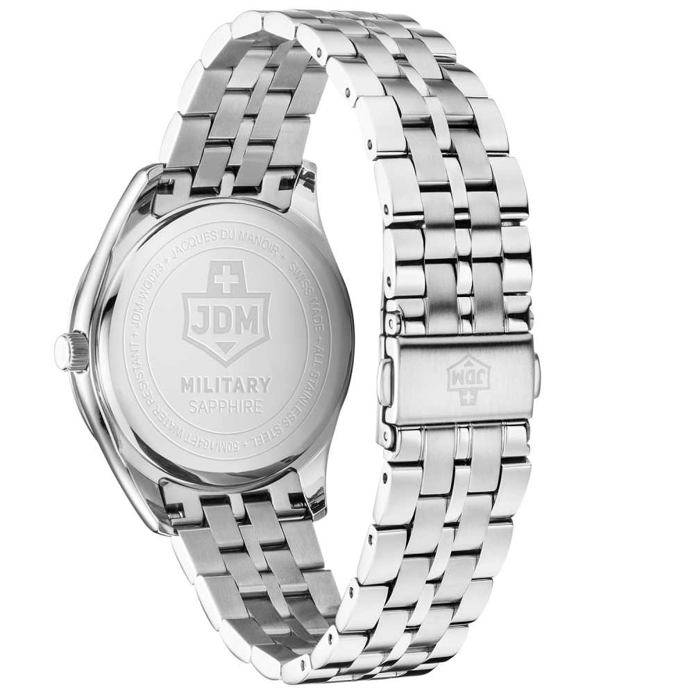 Alpha I Blue dial, steel bracelet Blue Dial