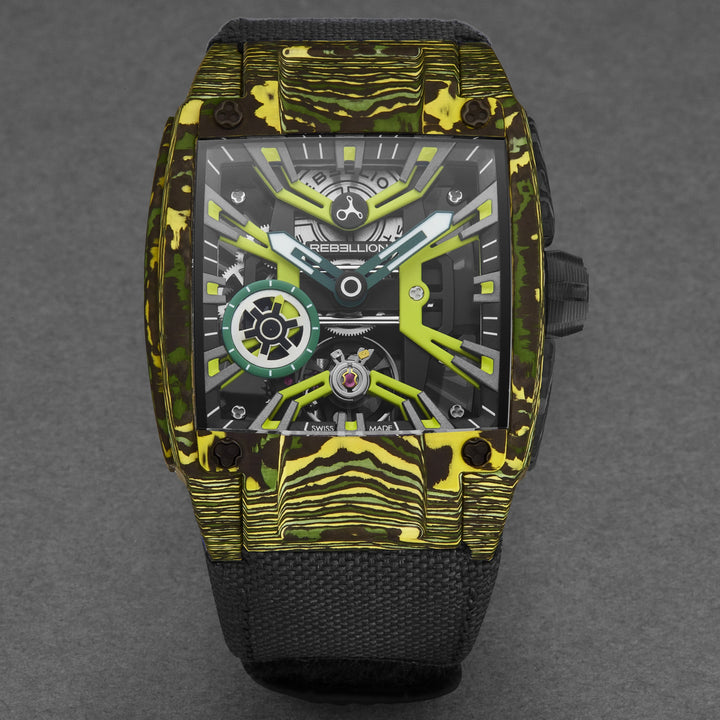 Re-Volt RBREV3H.CA.TXS / Yellow Skeletonized | Yellow Skeletonized Dial