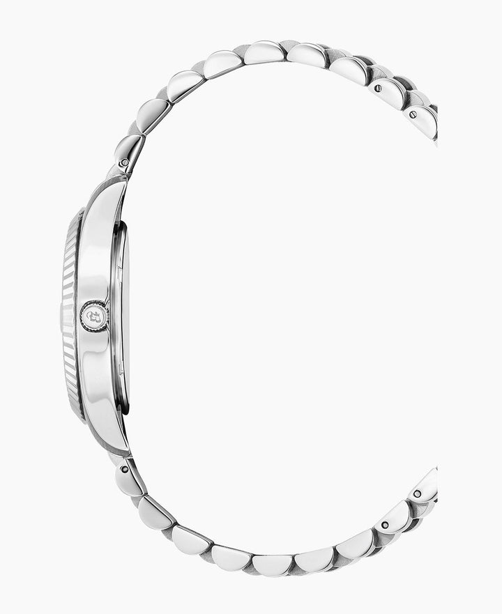 Inspiration Roman Black dial, silver stainless steel bracelet Black Dial