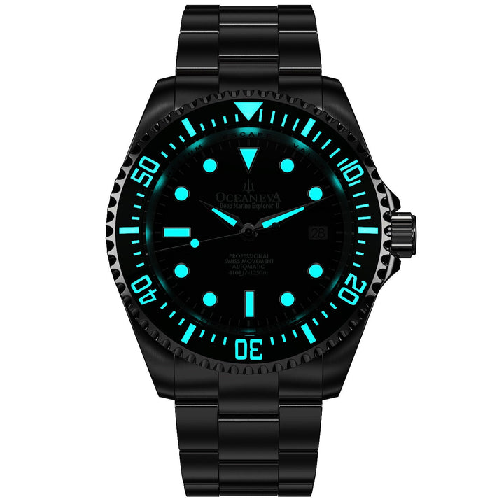 Deep Marine Explorer Swiss Automatic II Silver bezel | Brown Dial