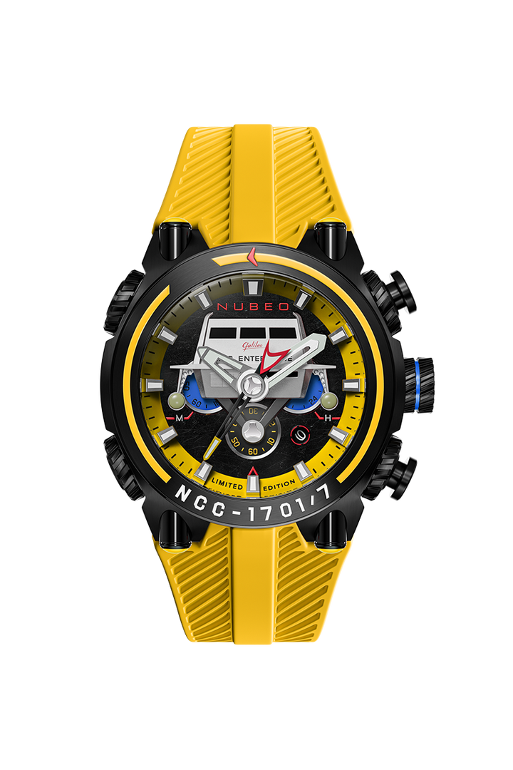Deimos Chronograph Star Trek Galileo Limited Edition | Yellow Dial