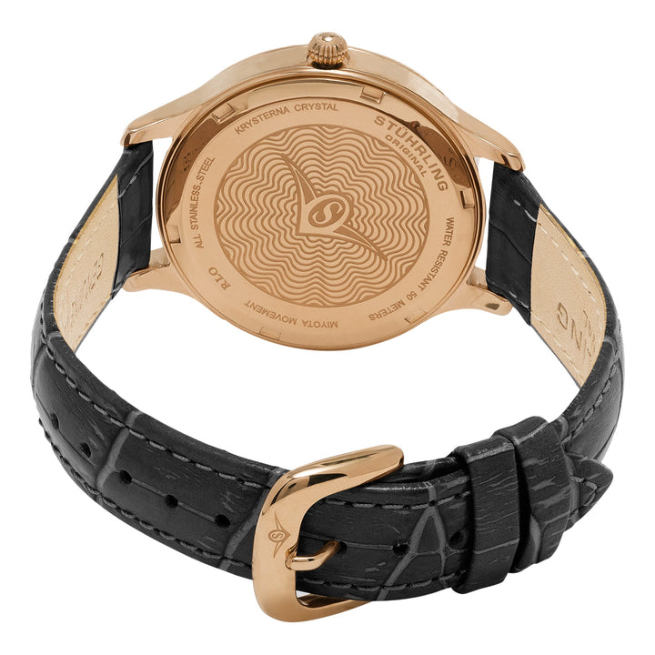 Vogue Gray Leather | Salmon Dial