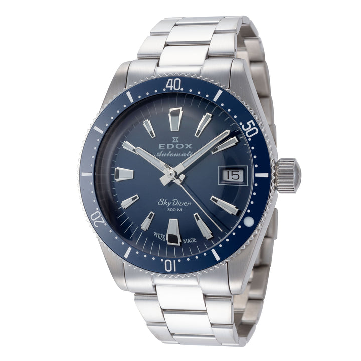 SkyDiver 38mm / Blue / Silver | Blue Dial