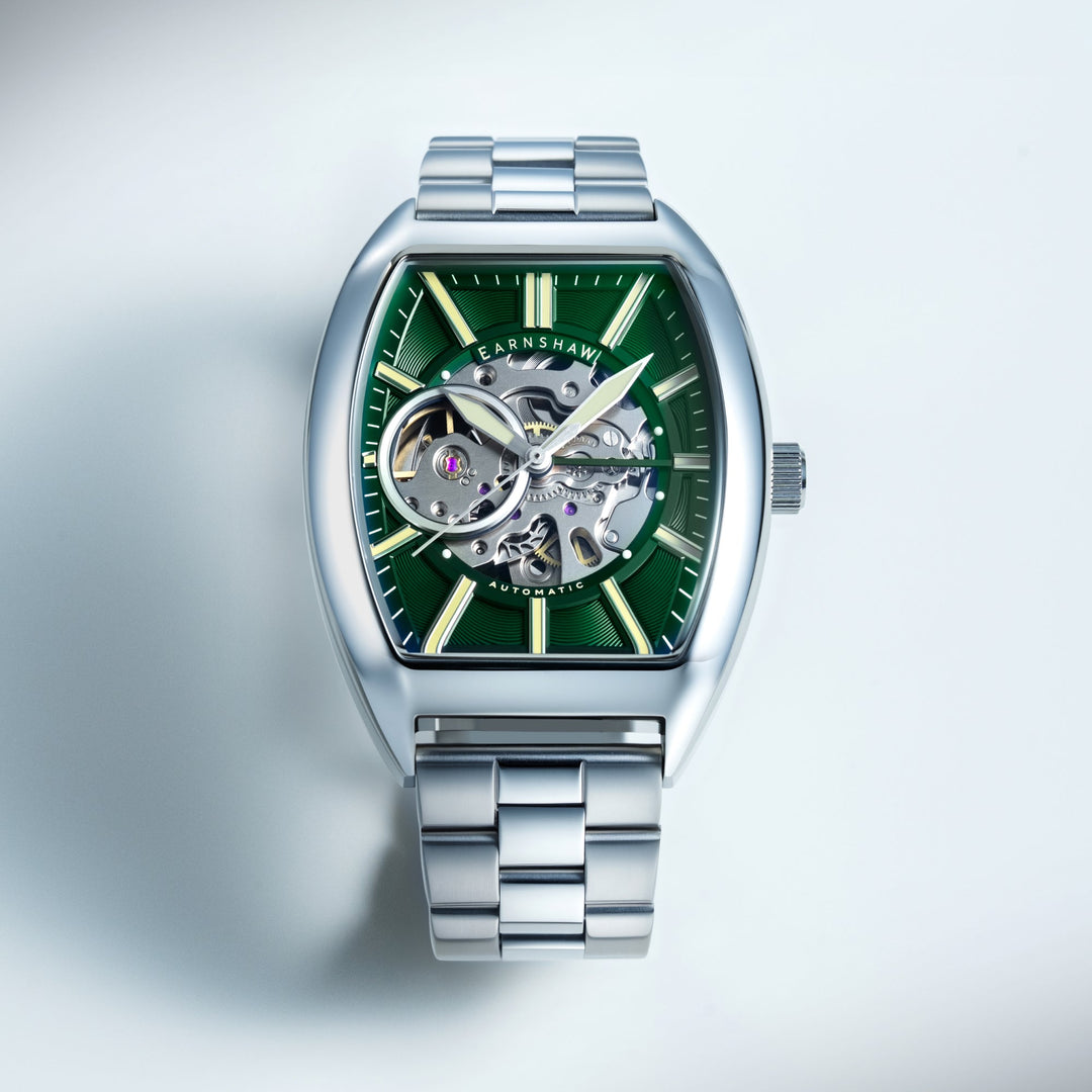 Heritage Beauchamp Skeleton Automatic Green / Stainless Steel | Green Dial