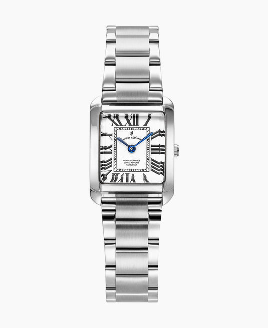 Emily Silver-tone White White Dial