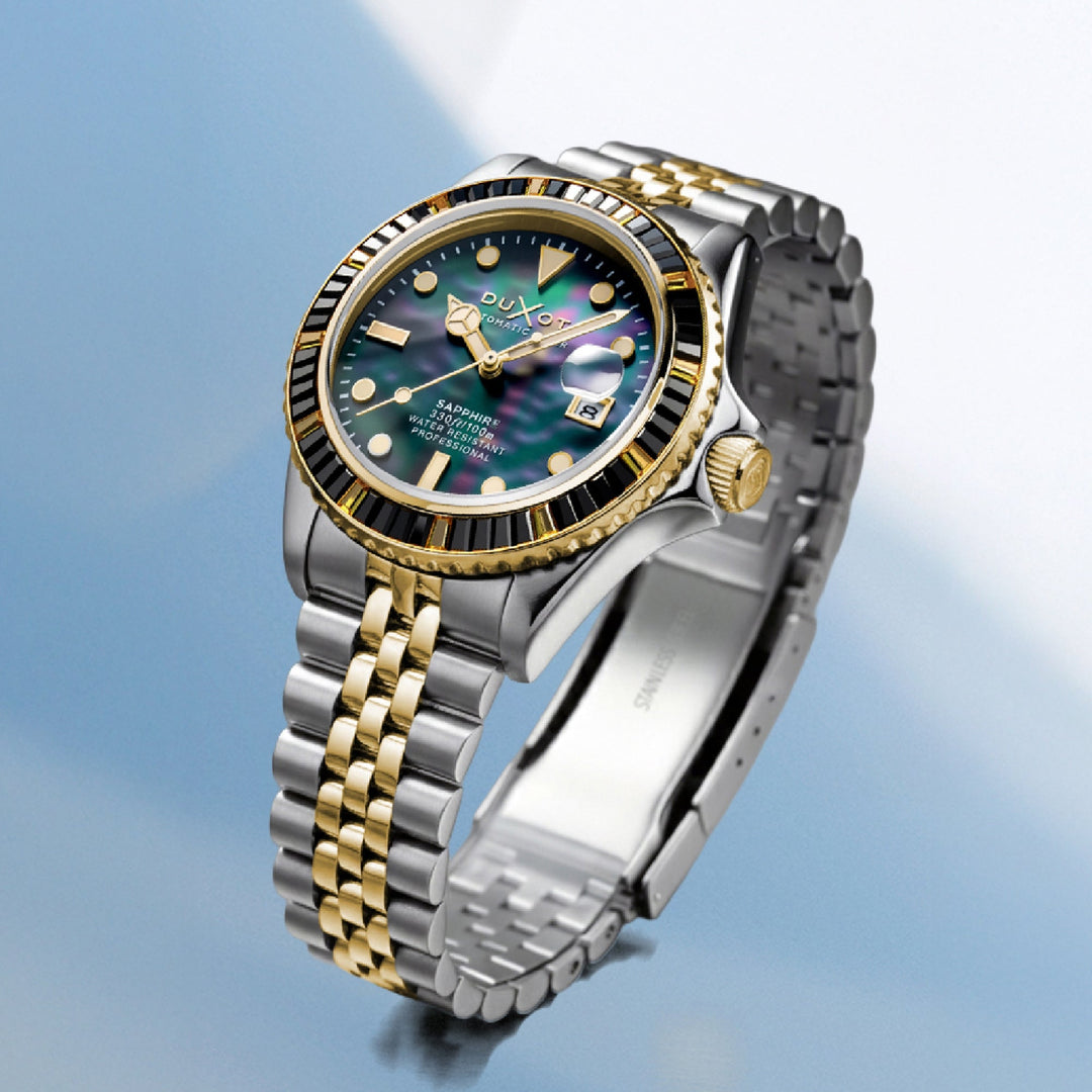 Atlantica 40 Rainbow Automatic Two Tone / Stainless Steel | Black Dial