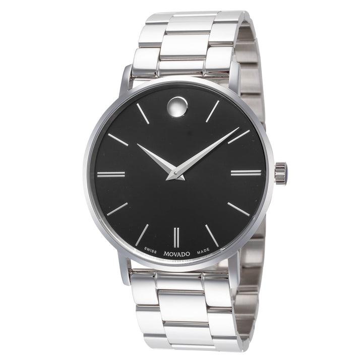 Corporate 40mm / Black / Silver Black Dial