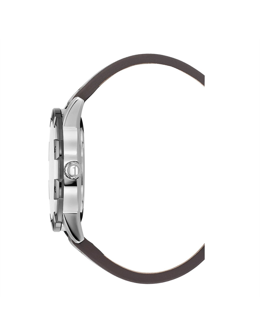 Constructed Gray Dial / Brown Leather Strap Gray Dial