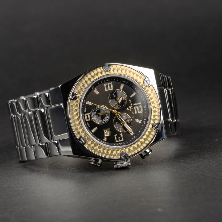 Throttle Chronograph Black / Stainless Steel | Black Dial
