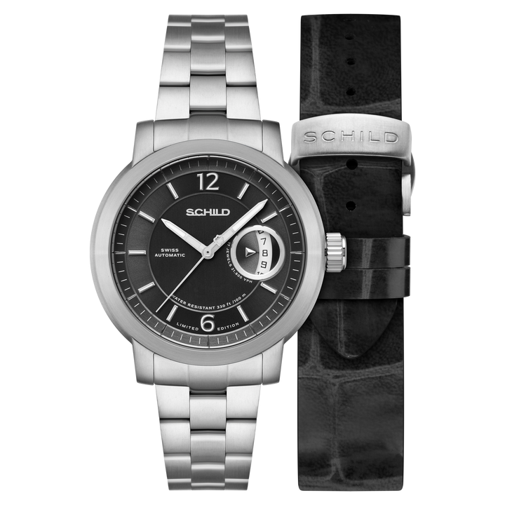 Heinrich Minimal Swiss Automatic Limited Edition Black / Stainless Steel | Black