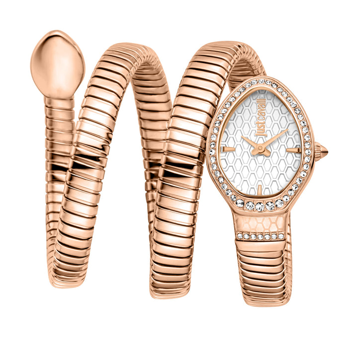 Carezza 22mm / Silver / Rose Gold | Silver Dial