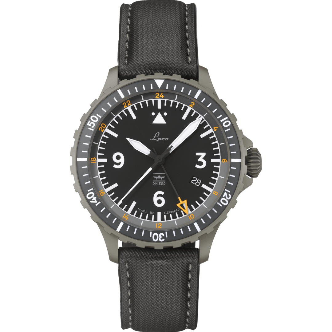 Hamburg GMT DIN 8330 Black Dial