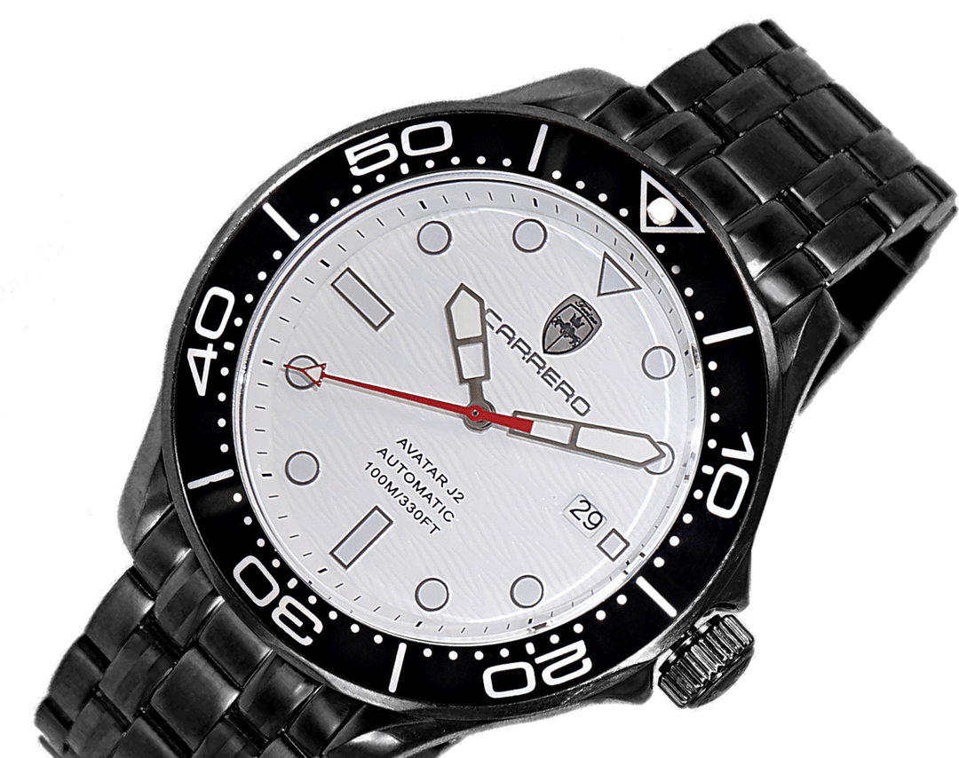 Avatar - J2 Black -IP tone/Black-White | Black Dial