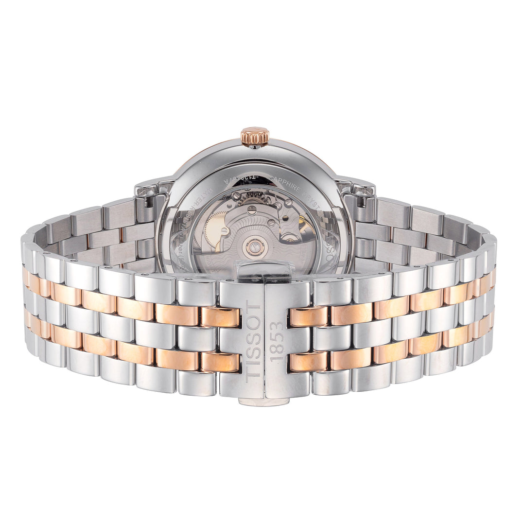 CARSON 40mm / Silver / Silver and Rose Gold | Silver Dial