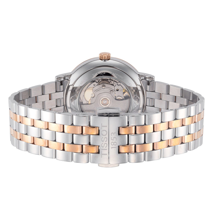 CARSON 40mm / Silver / Silver and Rose Gold | Silver Dial
