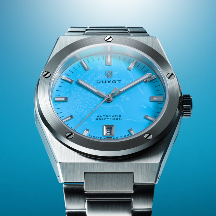 Bastia Automatic Lapidary Limited Edition Blue Dial / Stainless Steel Bracelet B