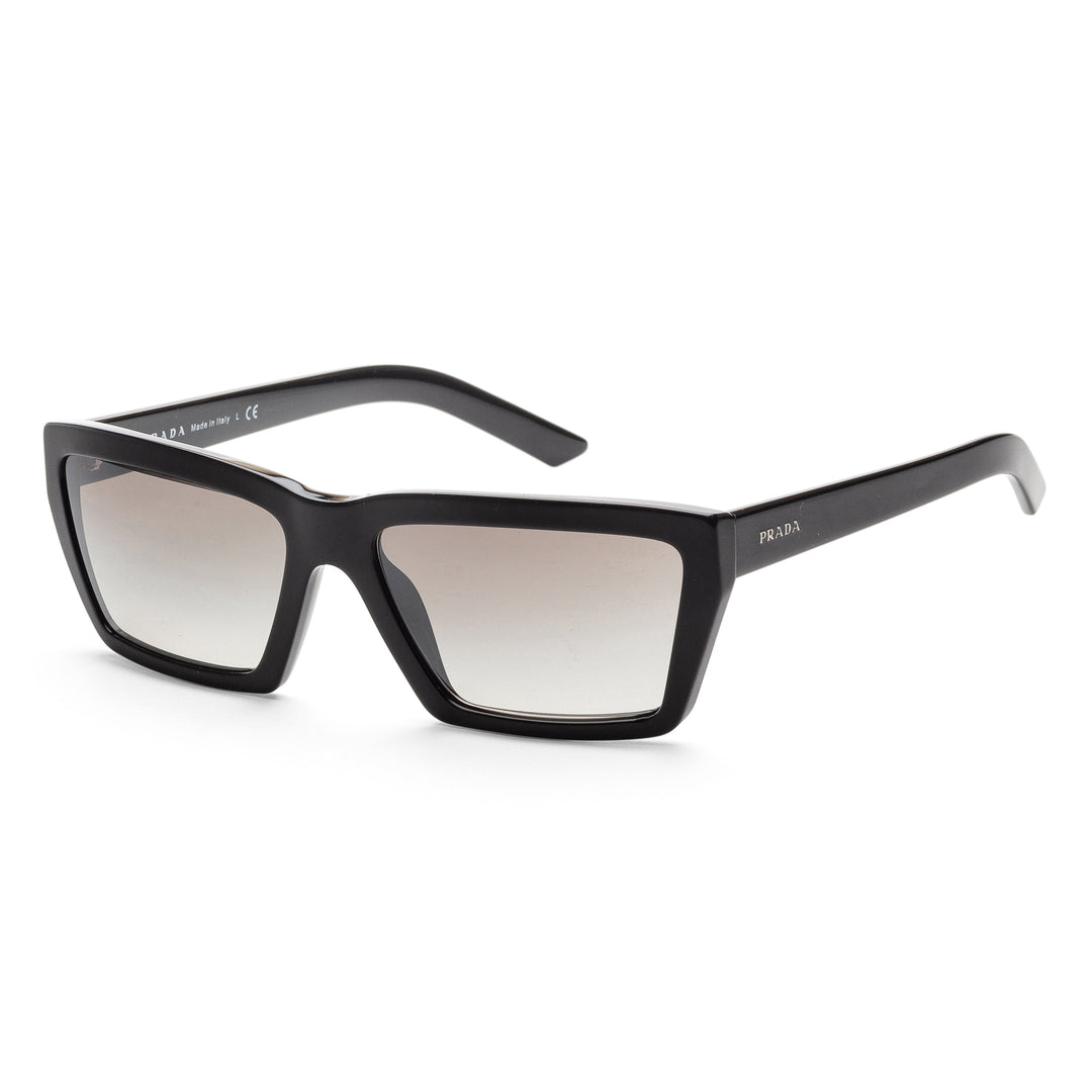 Fashion Black Frame, Gradient Grey Mirror Silver Lens PR04VS-1AB5O059 |  Dial