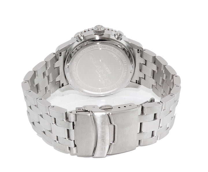 Aureum-MB Silvertone/ Brown | White Dial