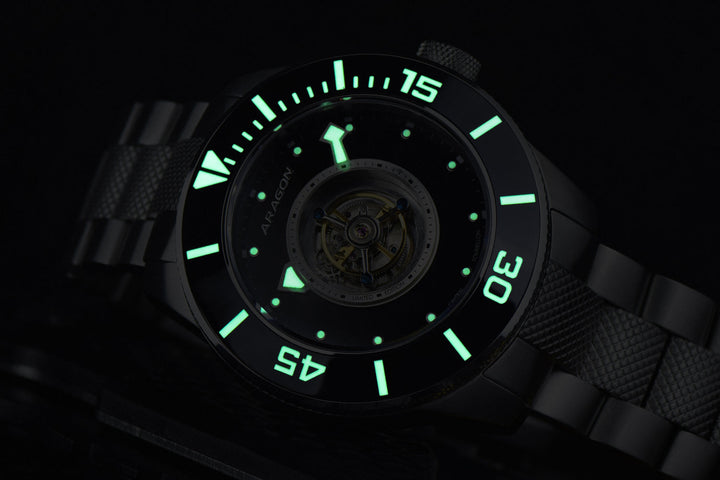 Divemaster Central Tourbillon Automatic 45mm - Mother of Pearl Dial | Mother of 