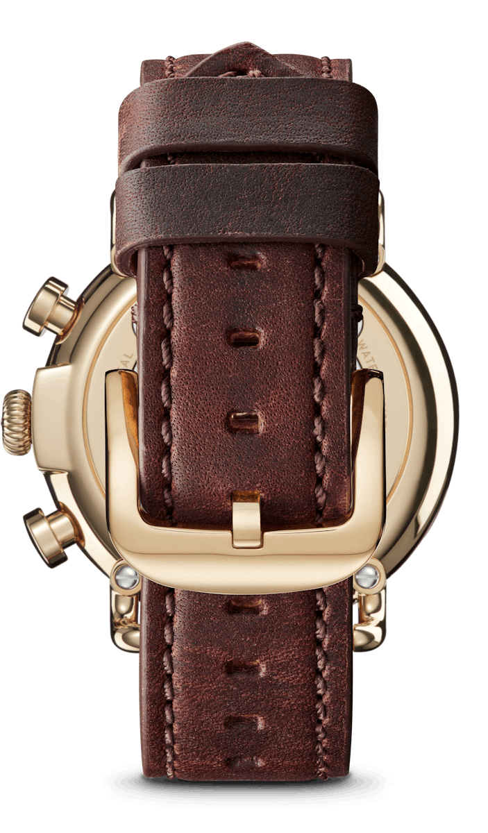 Runwell 2 Eye Chrono 41mm White / Gold | White Dial