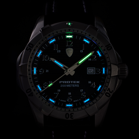 Steel Dive SS CASE/SILVER DIAL/BLACK STRAP | Silver Dial