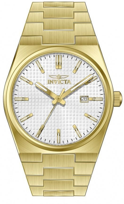 Speedway Chronograph Silver Dial / Gold-Tone Stainless Steel Bracelet Silver Dia