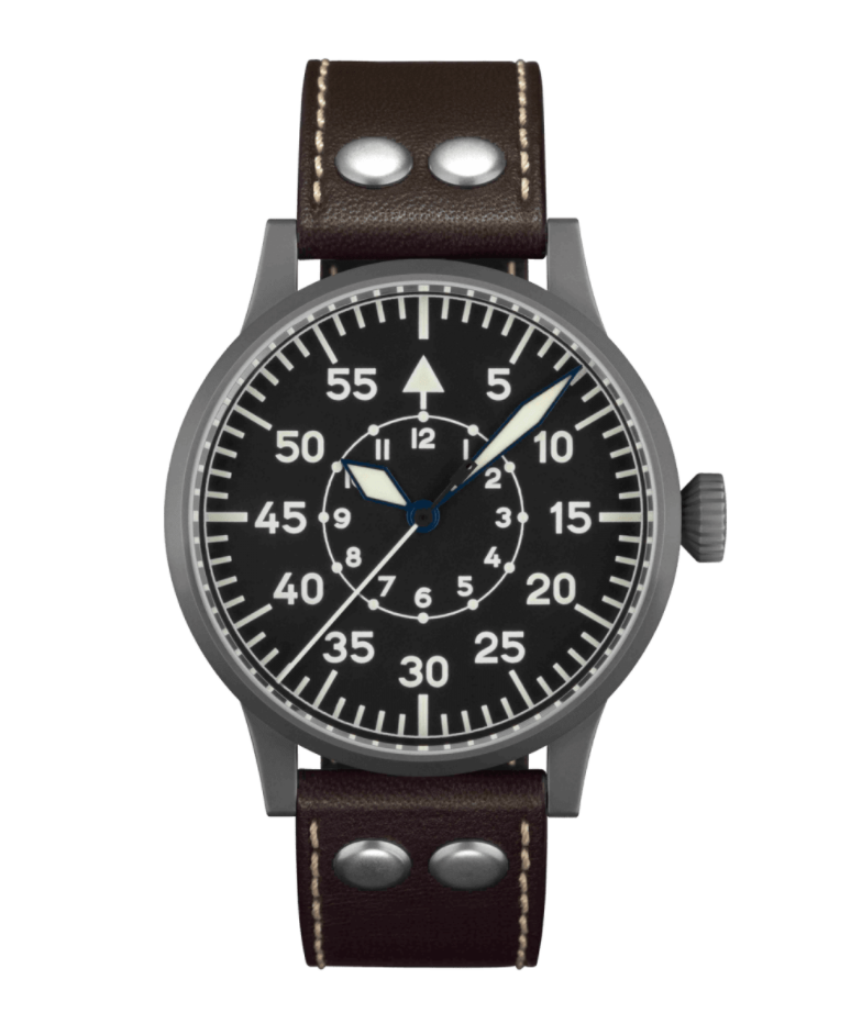 Leipzig Hand Wind Black Dial