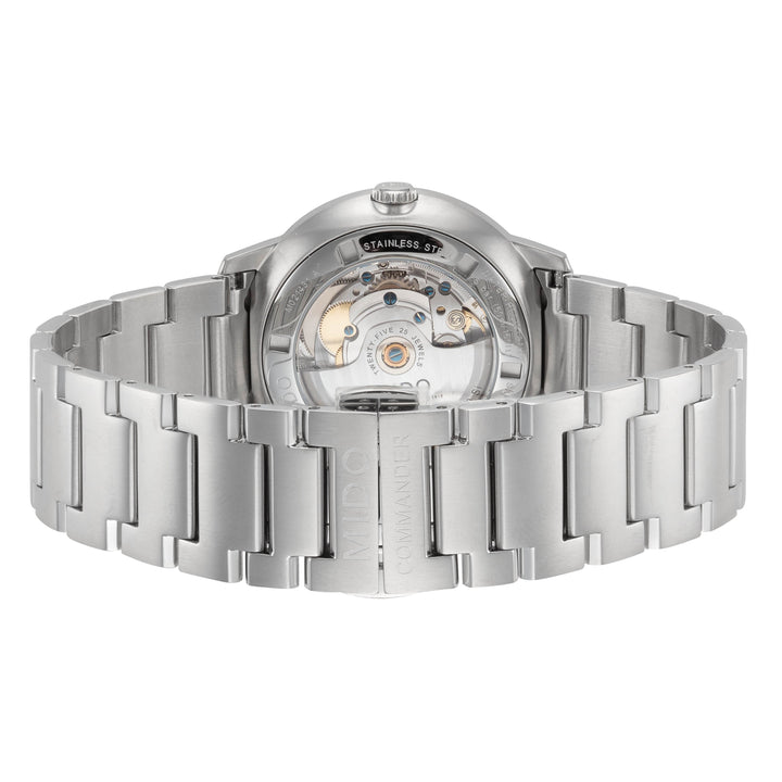 Commander II 40 mm / Black / Silver Black Dial