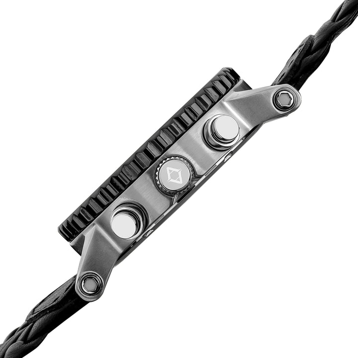Multifunction Chronograph Silver Tone/Stainless Steel/Fabric | Silver Dial
