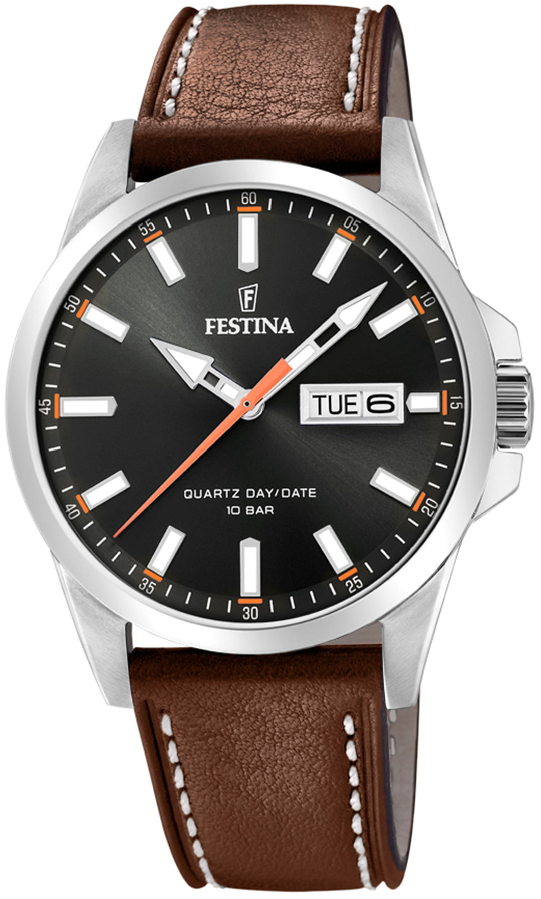 Classic Brown / Leather | Black Dial